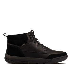 Men's Clarks Ashcombe Hi GORE-TEX Originals Boots Black | CLK605LMT