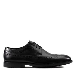 Men's Clarks Ronnie Limit Dress Shoes Black | CLK037UQZ
