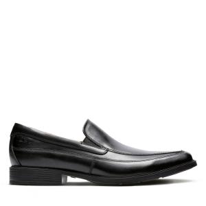 Men's Clarks Tilden Free Black Shoes Black | CLK357EZV