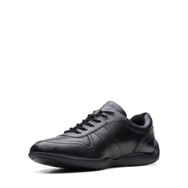 Men's Clarks Konrad Lace Dress Shoes Black | CLK491QXG