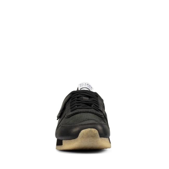 Men's Clarks Tor Run Sneakers Black | CLK854OXJ